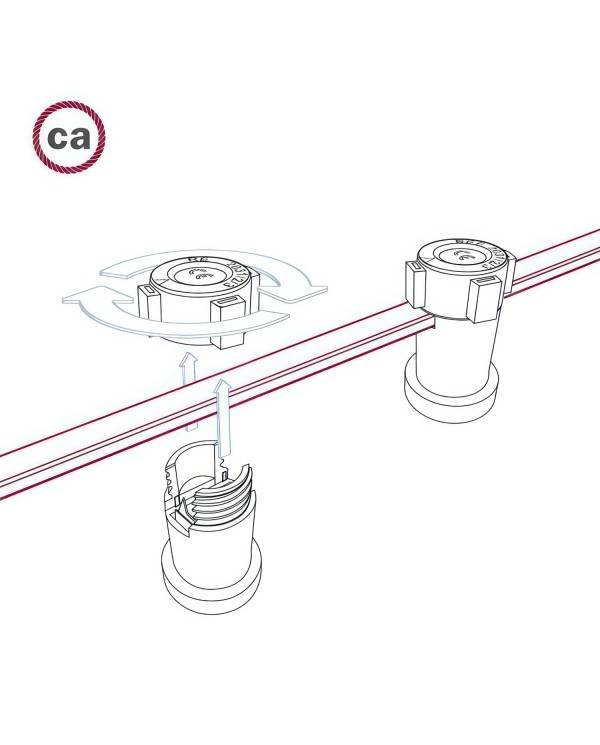 Električen kabel za verigo luči beli rajon CM01 - UV odporni