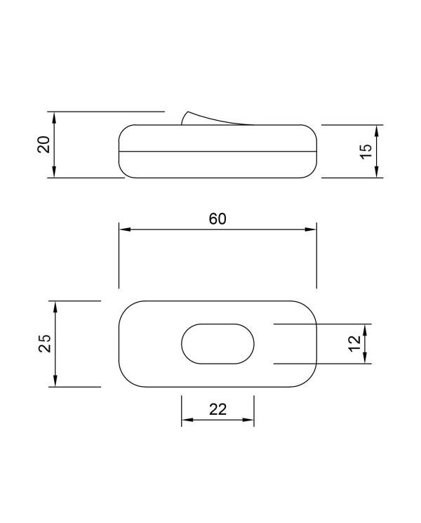 Inline enopolno stikalo Creative Switch zeleno