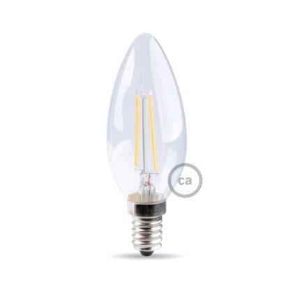 LED sijalka Olive 4.5W 470Lm E14 prozorna 2700K