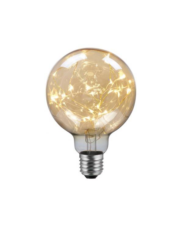 LED Globo G95 žarnica - Tisoč lučk, zlata 2W E27 2000K