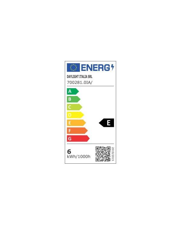 LED Tiche Clear Crystal Line 6W E27 2700K zatemnilna žarnica