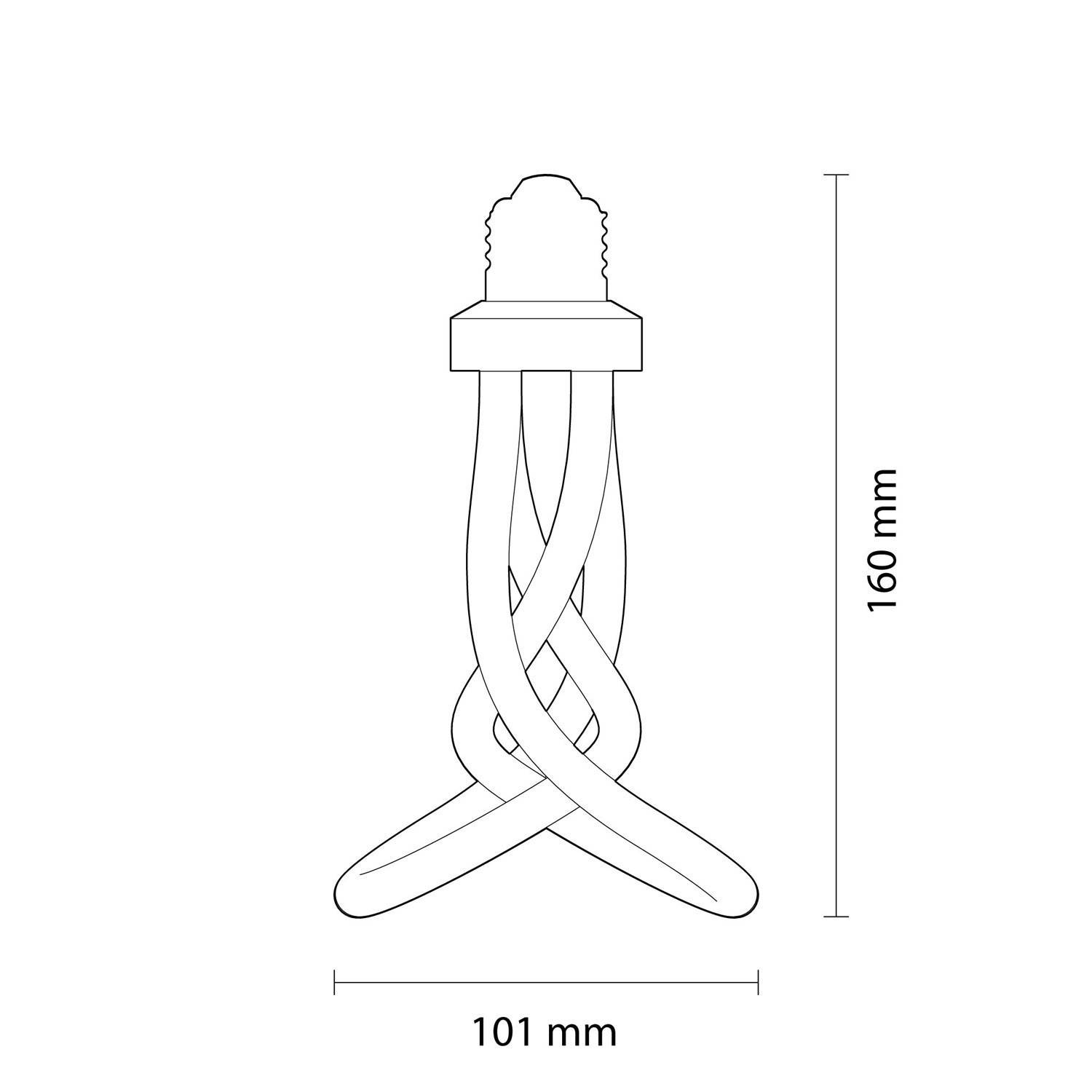 LED sijalka Plumen 001 6,5W E27 zatemnilna 3500K