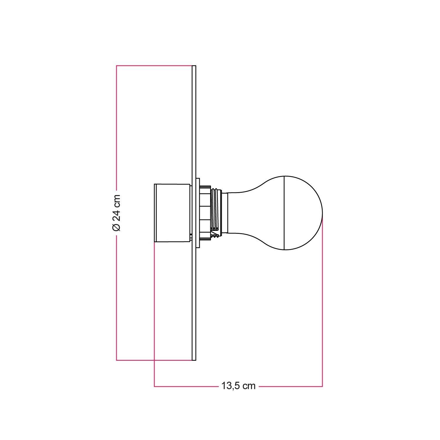 Stenska ali stropna svetilka z geometrijskim dizajnom senčila 'Kaleidoscope' - Vodoodporna IP44