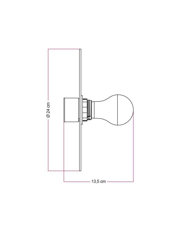 Stenska ali stropna svetilka z geometrijskim dizajnom senčila 'Kaleidoscope' - Vodoodporna IP44