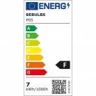 P05- LED sijalka, E27, CRI 95, G150, 7W, 2700K, zatemnilna