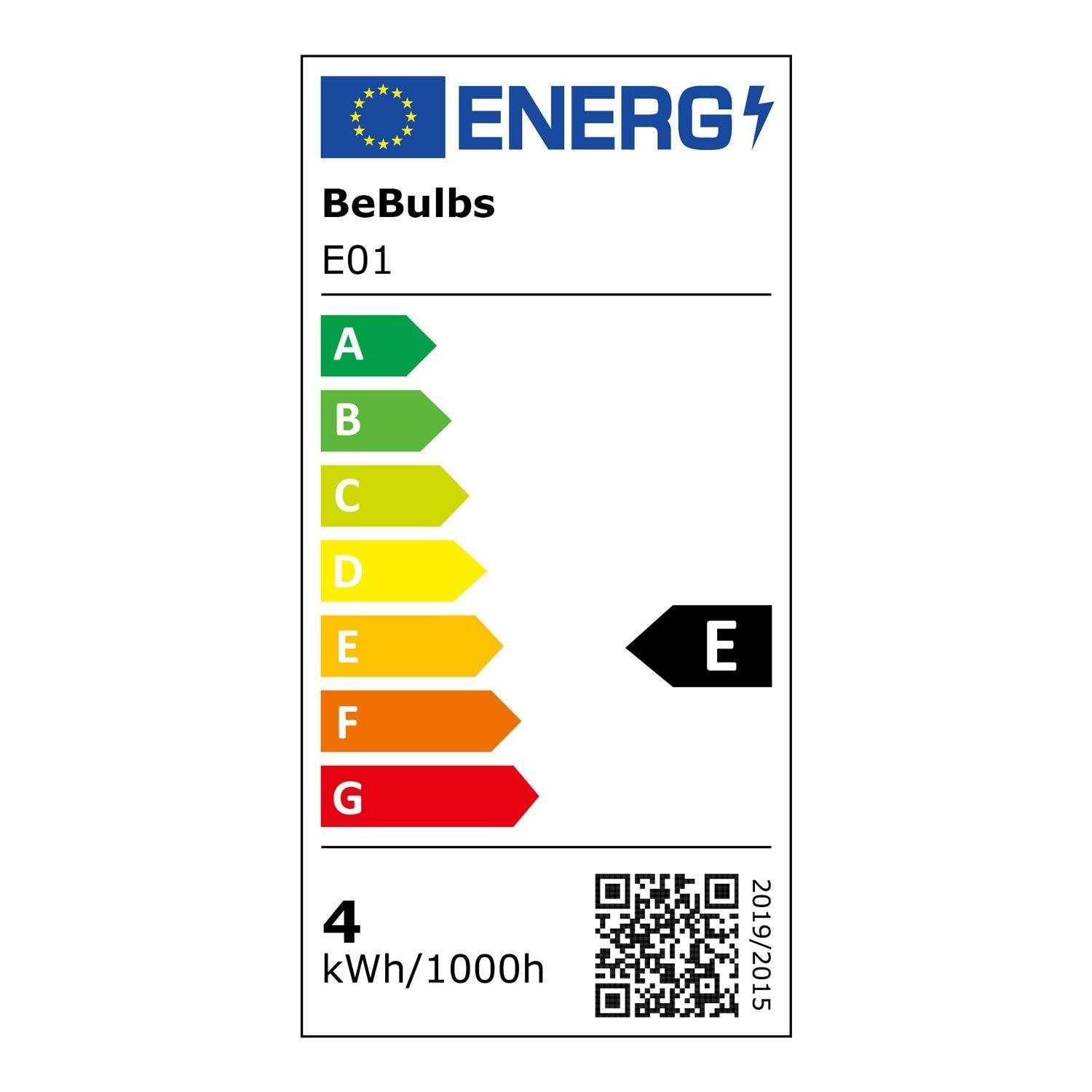 LED prozorna Mini sijalka G45 4W 470Lm E27 2700K - E01