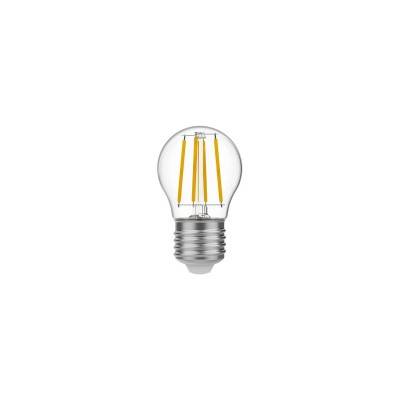 LED prozorna Mini sijalka G45 4W 470Lm E27 2700K - E01