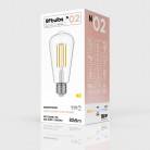 LED prozorna Edison sijalka ST64 7W 806Lm E27 3500K zatemnilna - N02