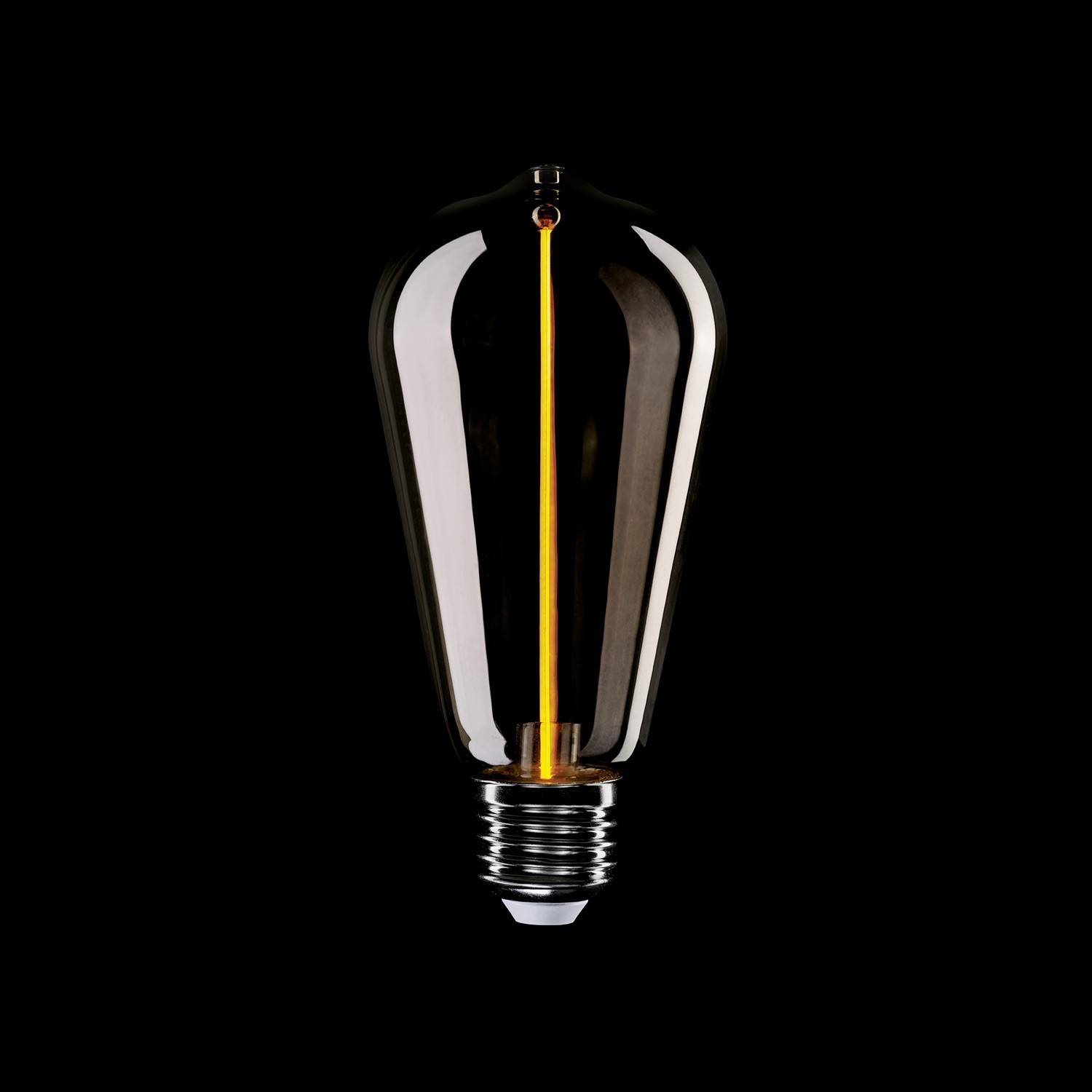 LED sijalka Smoky Magnetic Edison ST64 2,2W 60Lm E27 1800K - F03