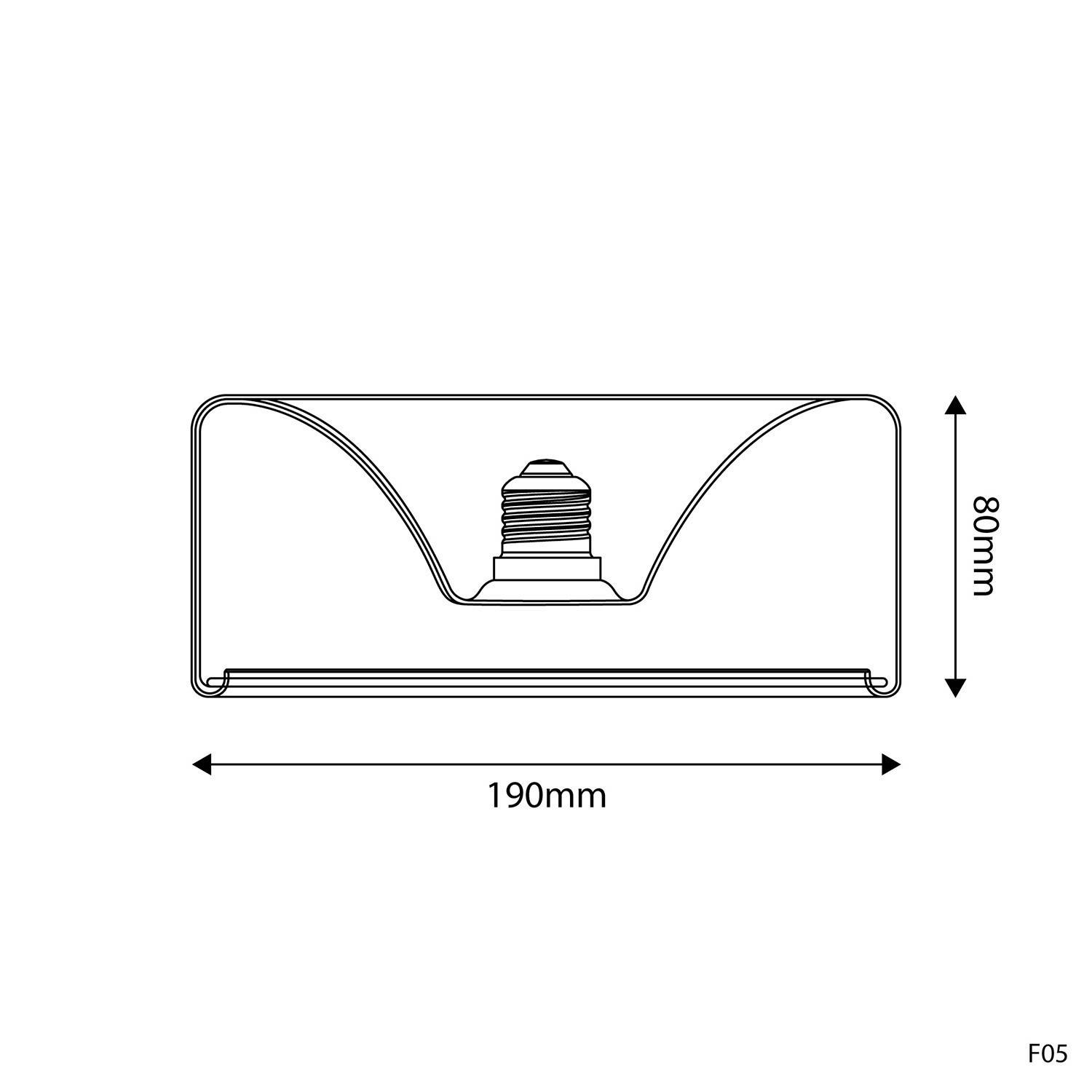 LED prozorna sijalka Ghost Line 195x83 6W 500Lm E27 2200K Zatemnitvena - G02