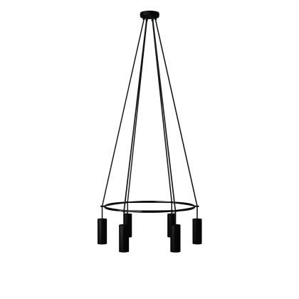 Svetilka s 6 padci v kletki Tub-E14