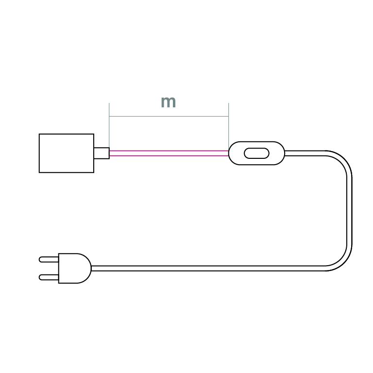 Distance switch - lamp holder